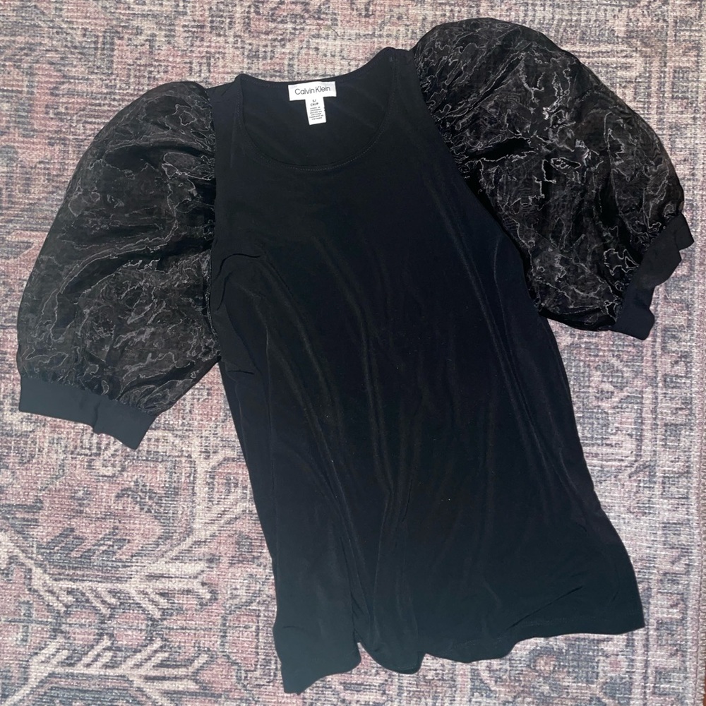 Calvin Klein dress top black small